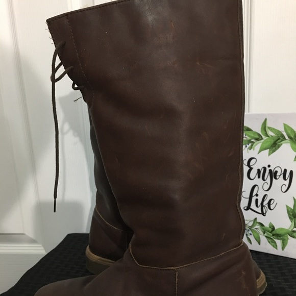 Draper of Glastonbury Winter Leather Brown Boots - Picture 6 of 16